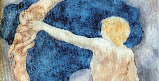 Kahlil Gibran illustration, The Prophet 1923